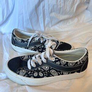 Black Paisley Women's Vans